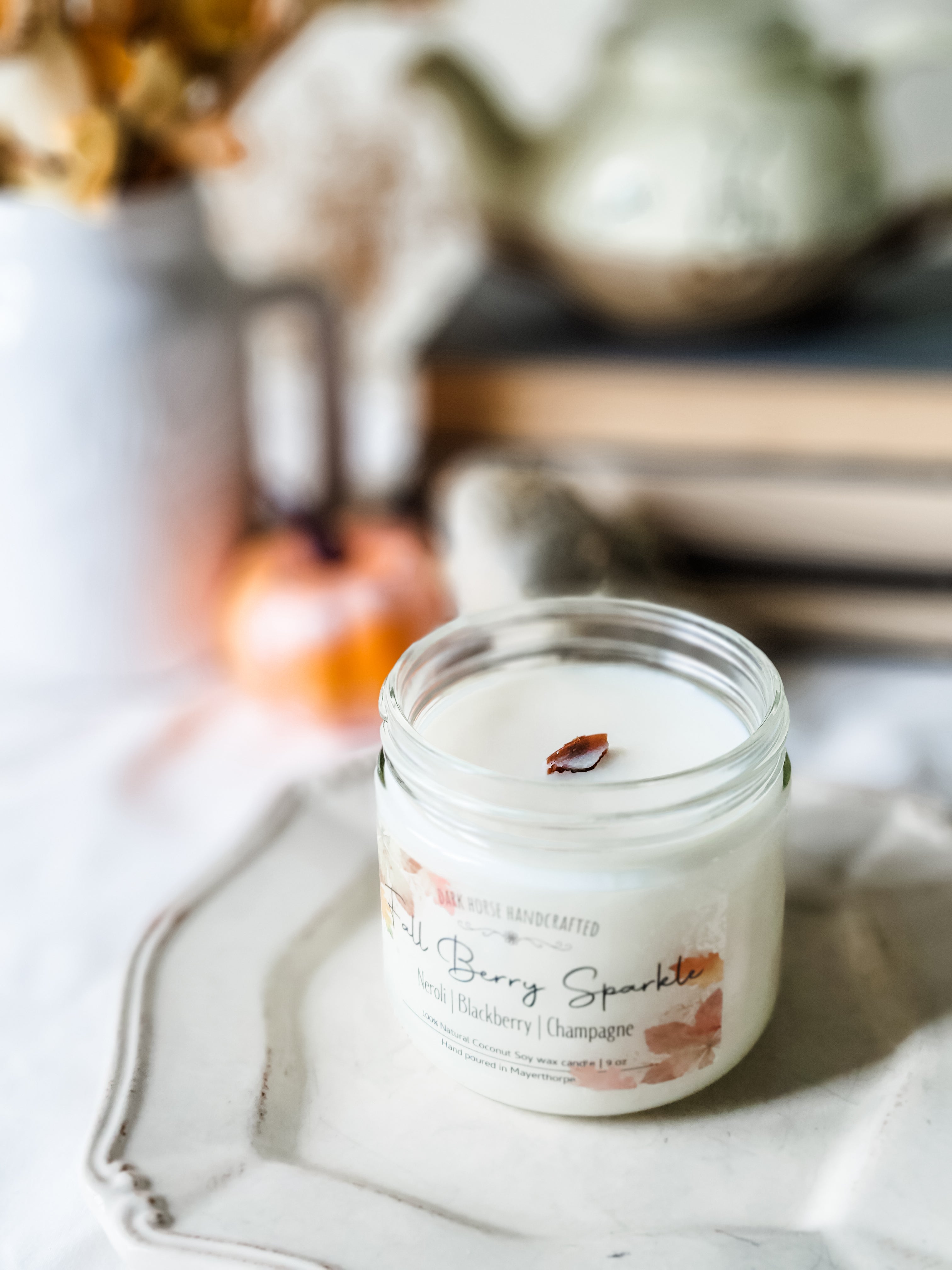 image for Fall Berry Sparkle - Scented Soy Candle