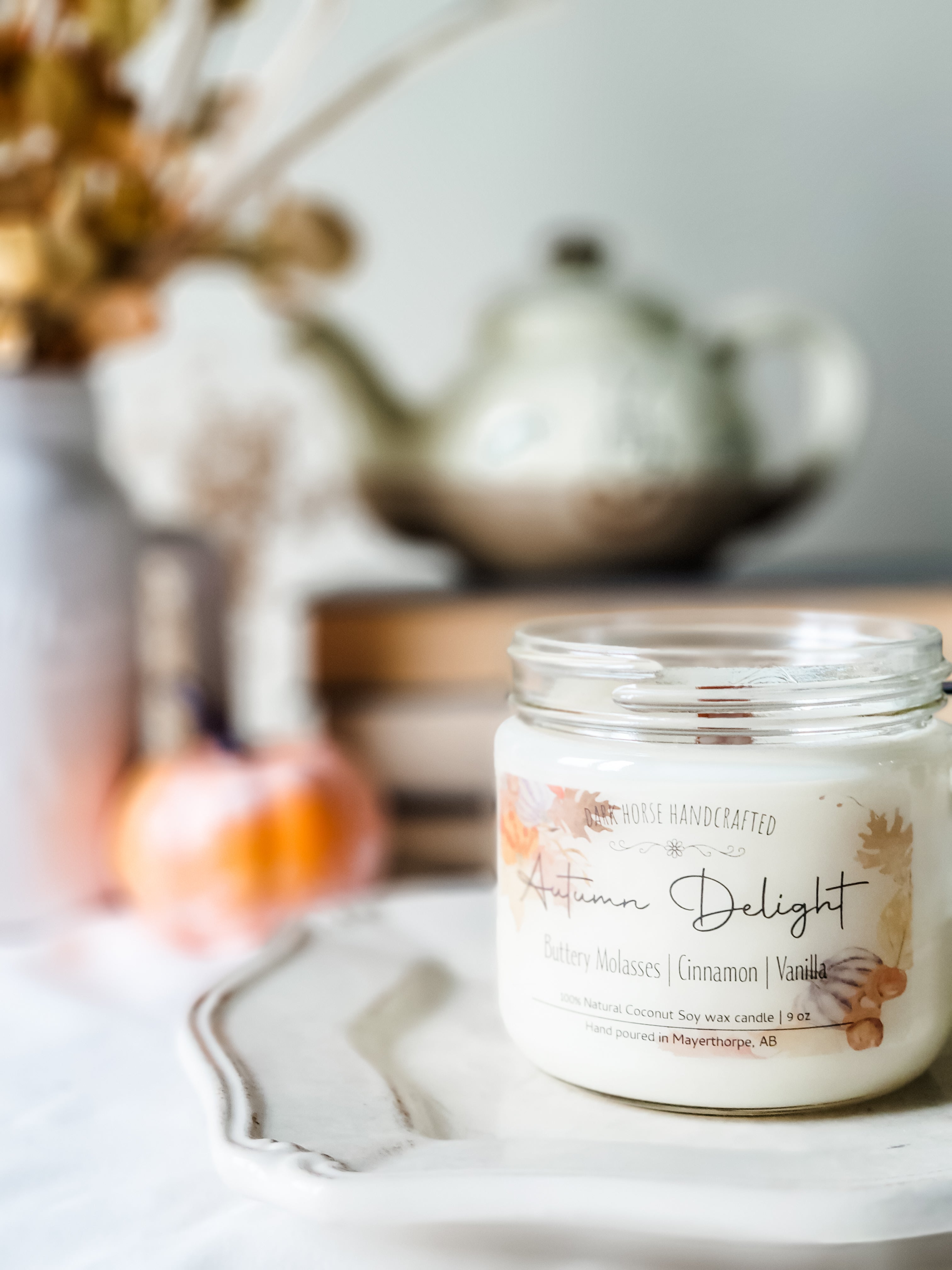 image for Autumn Delight - Fall Scented Soy Candle