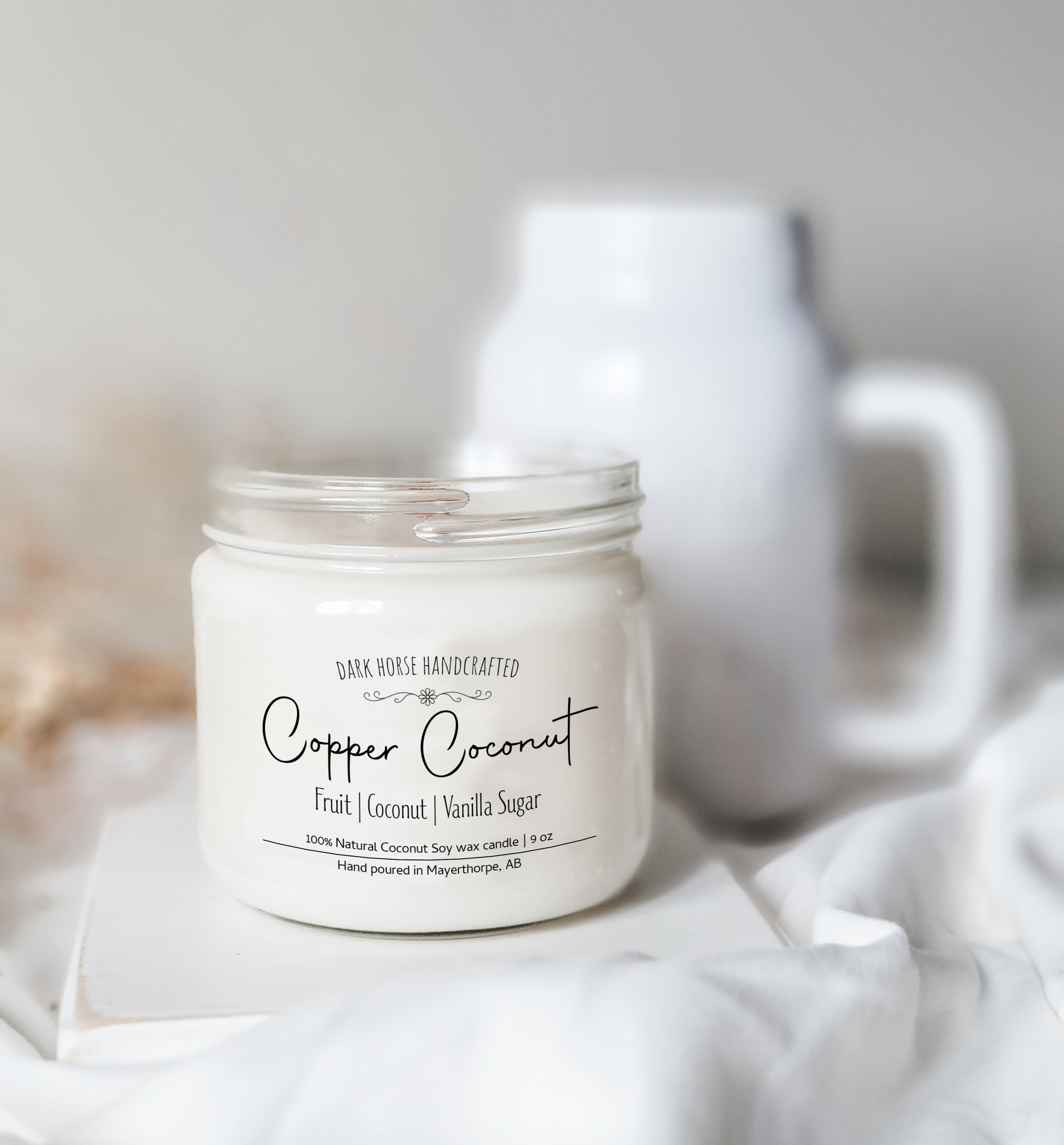 image for Copper Coconut - Scented Coconut Soy Candle