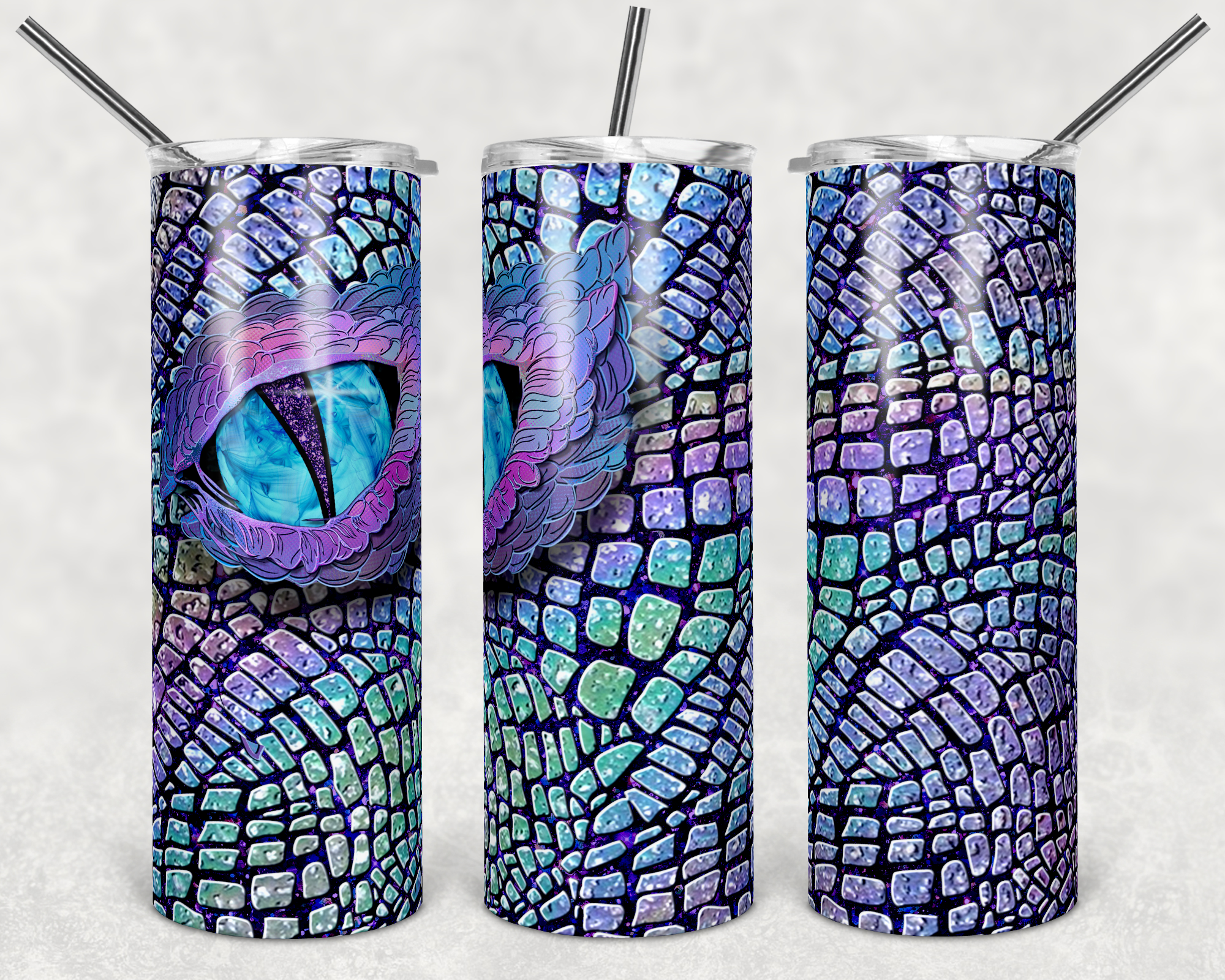 image for Holographic Dragon Tumbler - 20 oz