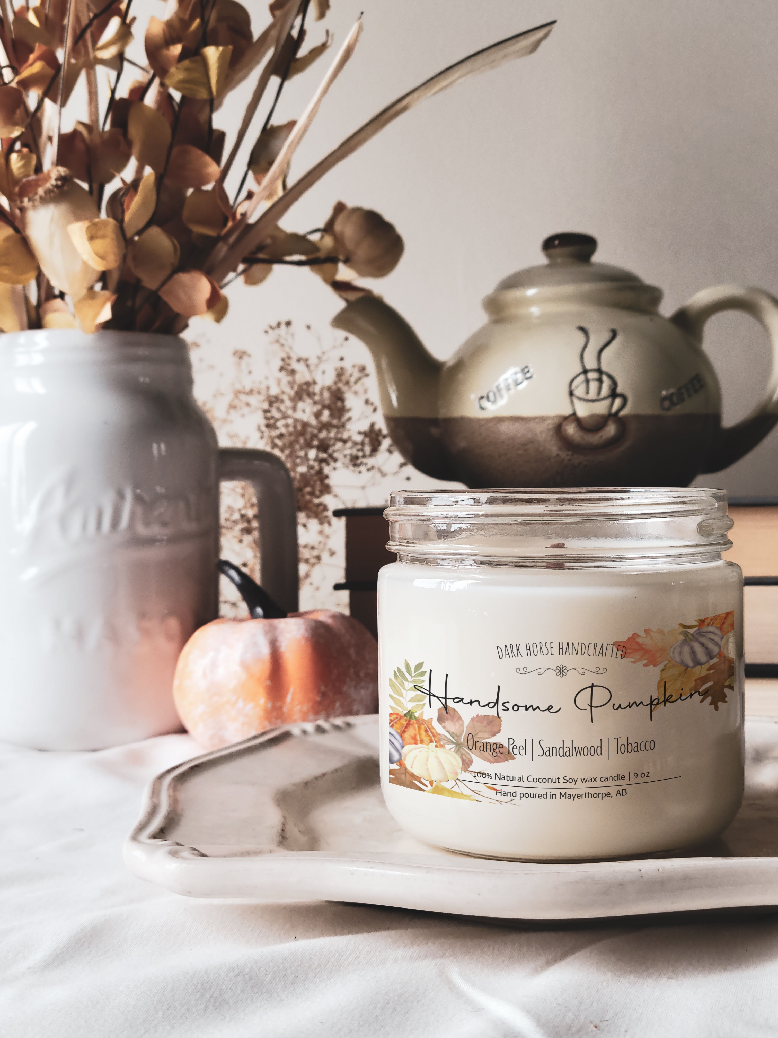 image for Handsome Pumpkin - Scented Soy Candle