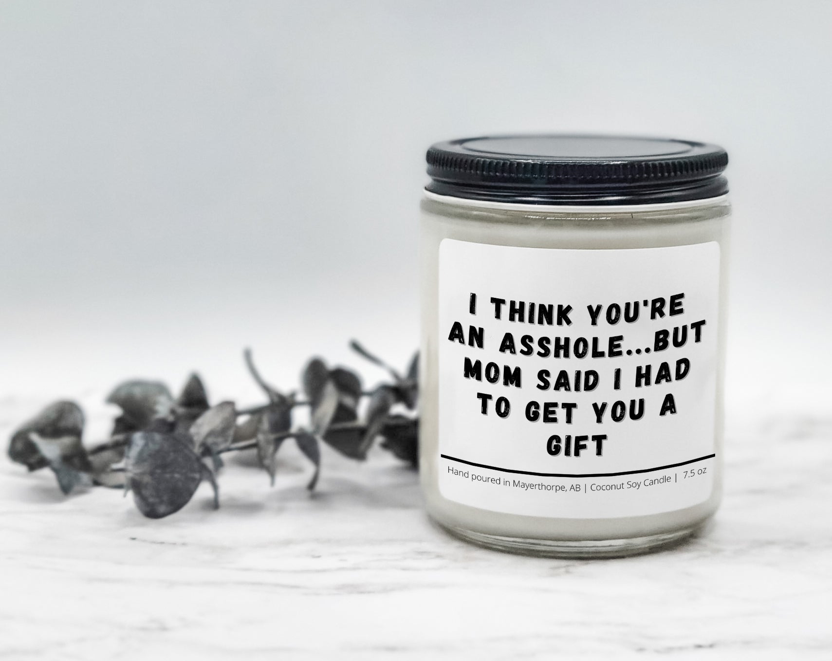 image for I think you're an Asshole - Naughty Candle