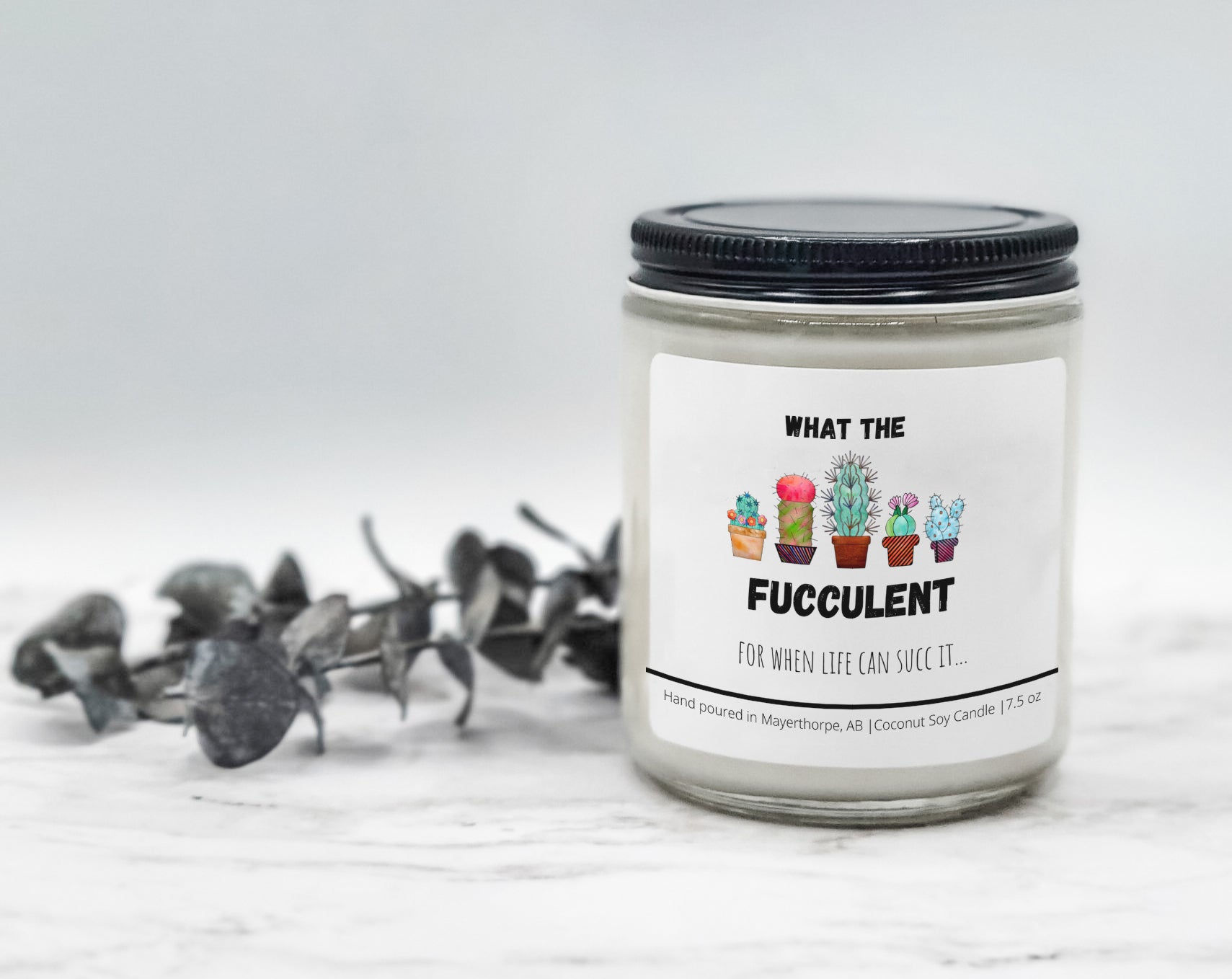 image for What the Fucculent - Naughty Candle