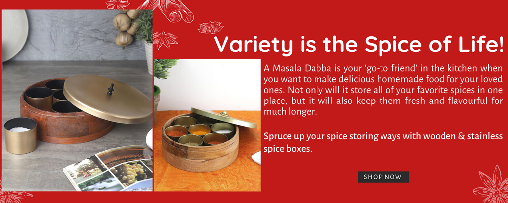 Shop Now for Indian Brass Masala Box