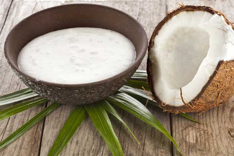 coconut milk for tan face skin and hand skin