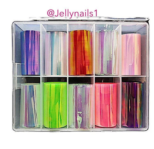 Rainbow Louis Vuitton Transfer Foils 10pc