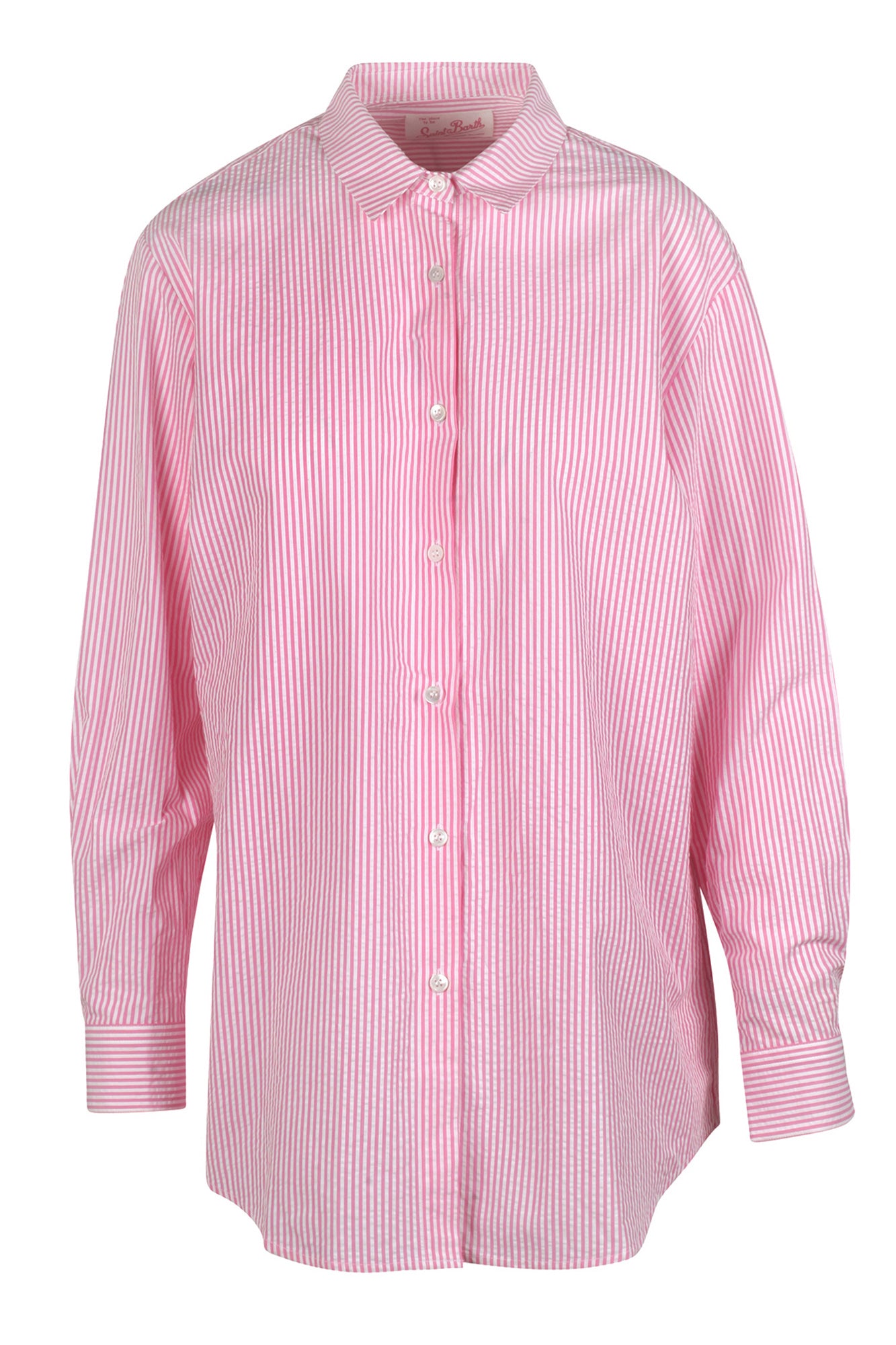 MC2 Saint Barth - Camicia - 431342 - Bianco/Rosa