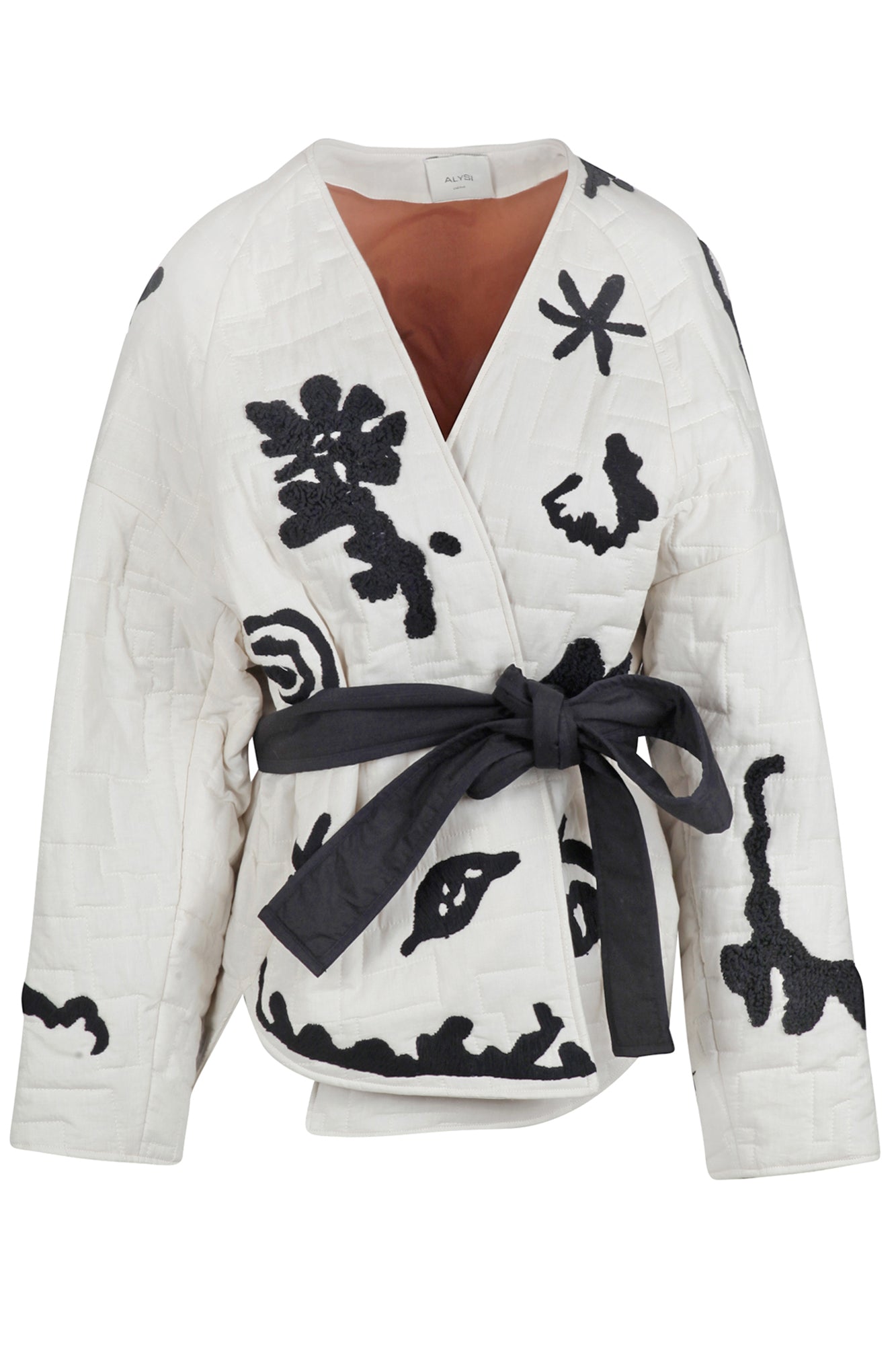 Alysi - Giacca/Kimono - 430689 - Bianco/Nero