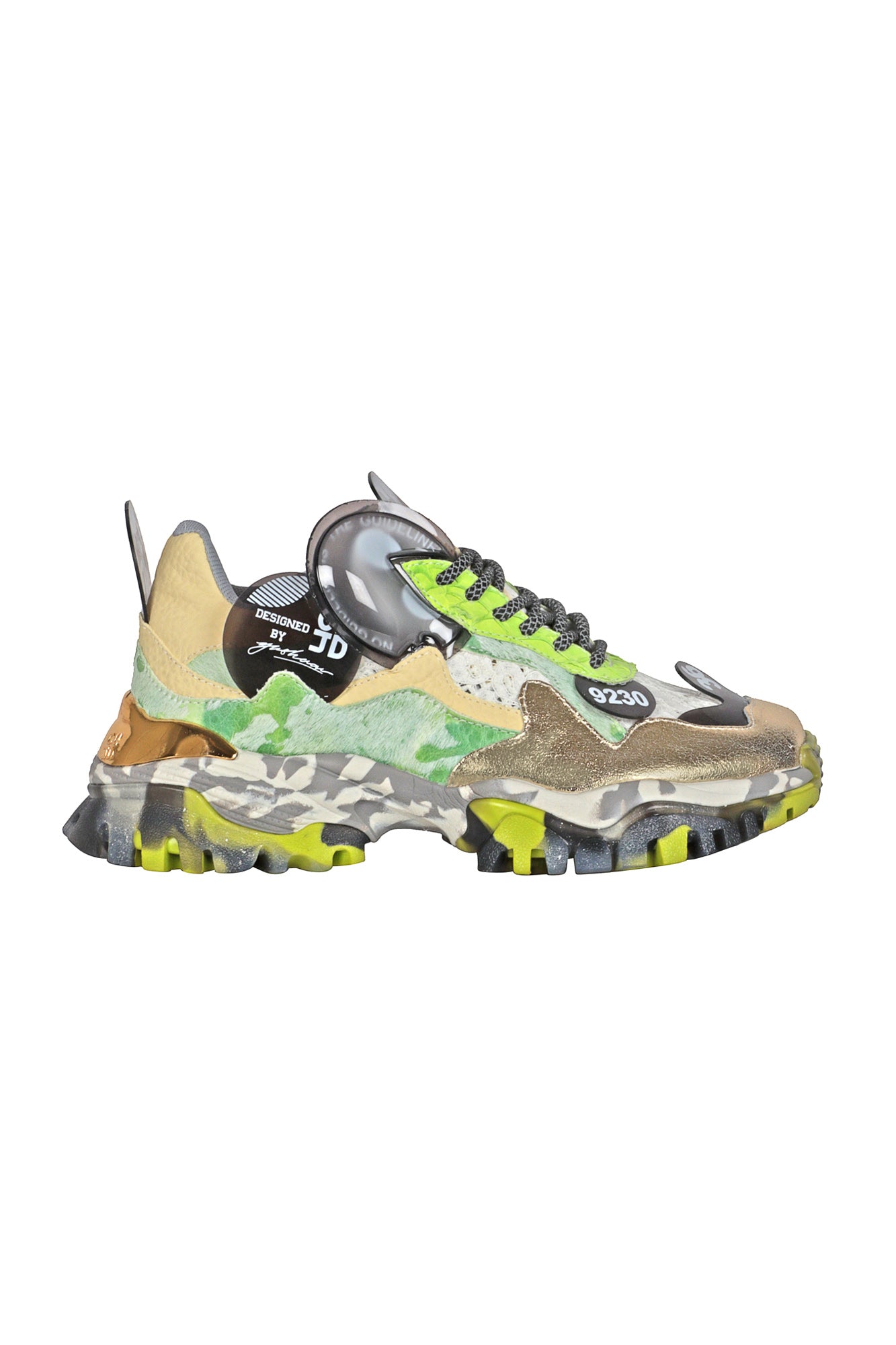 CLJD - Sneakers - 431268 - Verde/Oro