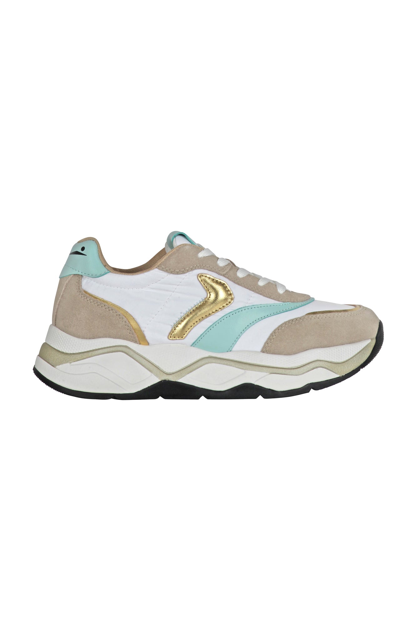 Voile Blanche - Sneakers - 430013 - Bianco/Verde acqua