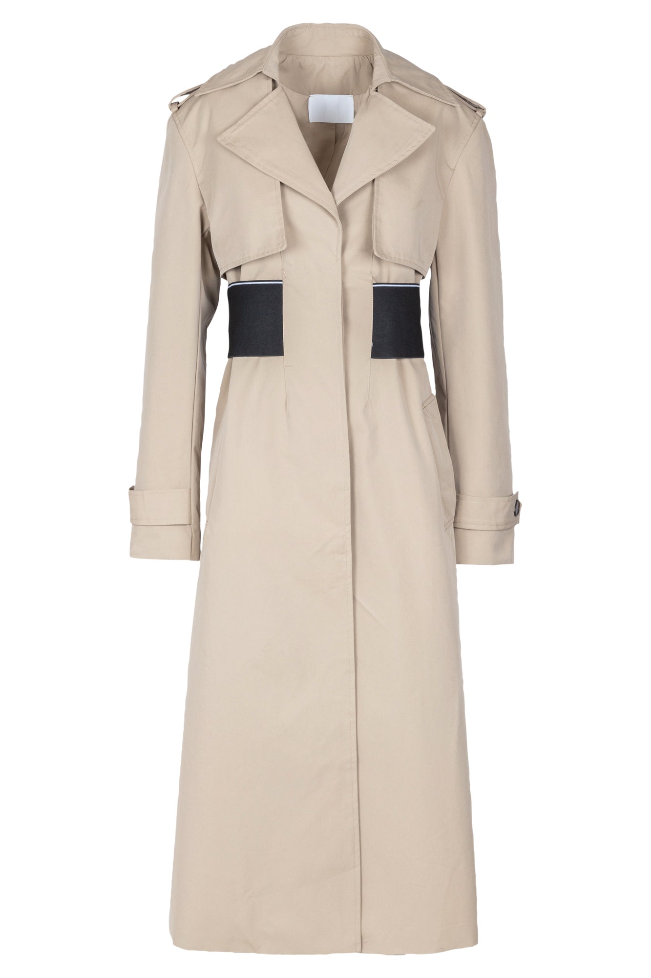 La Femme Blanche - Trench - 431290 - Beige/Nero