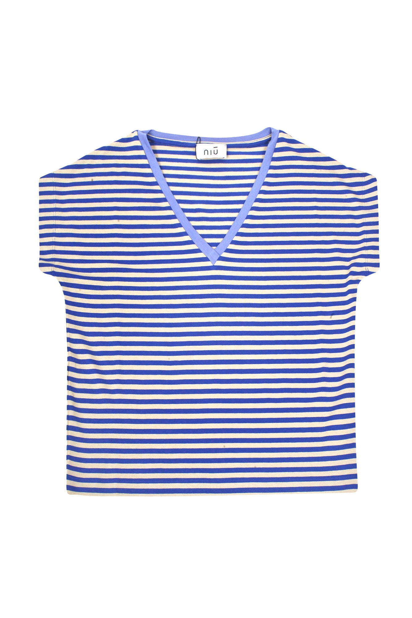 NIU - T-shirt - 431212 - Blu/Beige