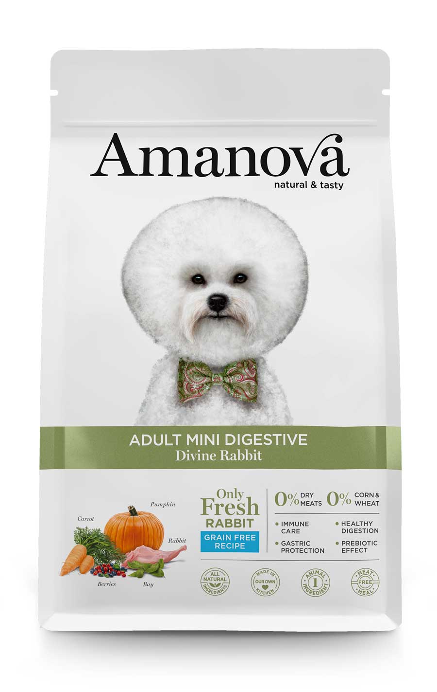 sí mismo lana Concentración Pienso de conejo sin cereales para perros mini | Amanova – Onlyfresh.com