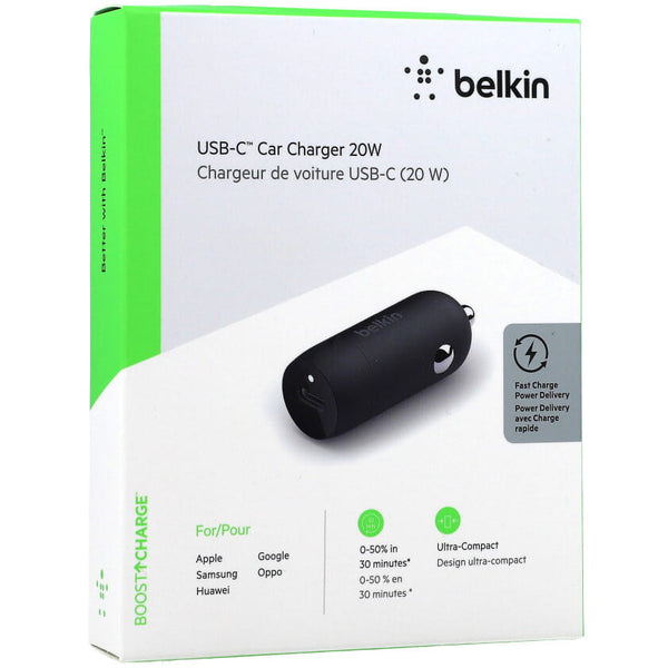 Autoladegerät Belkin Boost Car PD 3A 20W, Schwarz