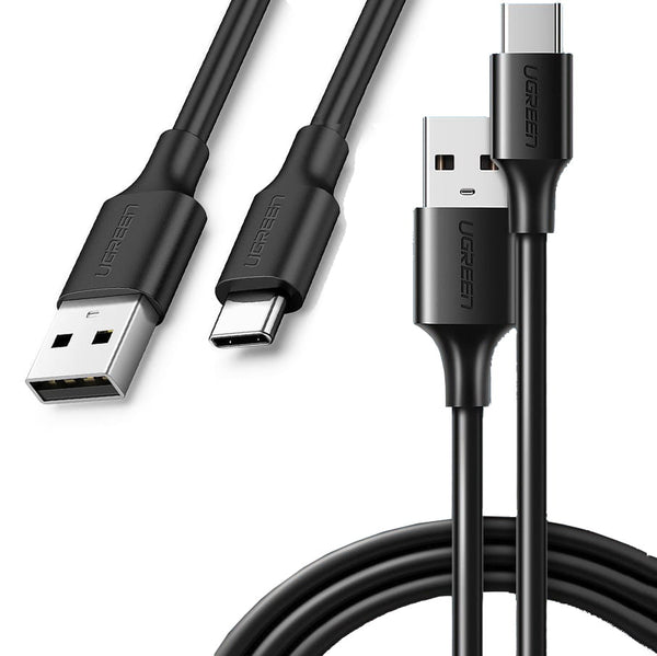 Kabel UGREEN USB-A für USB-C 2A, 0,5m, Schwarz