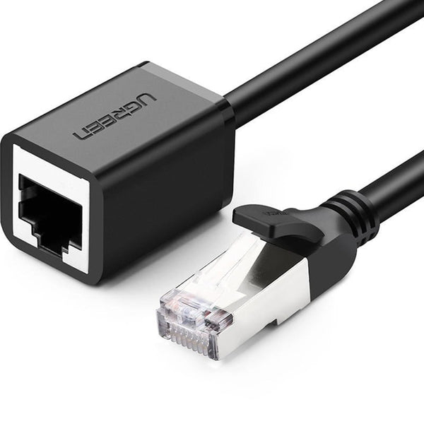 Internet Kabel/Verlängerung, Ugreen, Ethernet RJ45 Cat 6, FTP 1000 Mbps, 2m, Schwarz