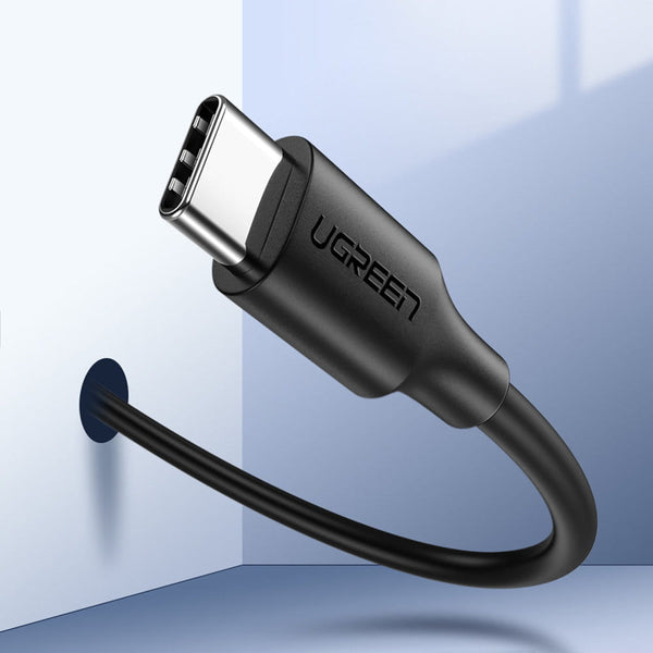 Ugreen vernickeltes Kabel USB-C zu USB-C, 0,5m, Schwarz