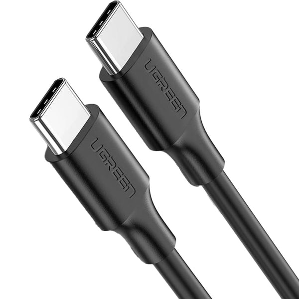 Ugreen vernickeltes Kabel USB-C zu USB-C, 0,5m, Schwarz