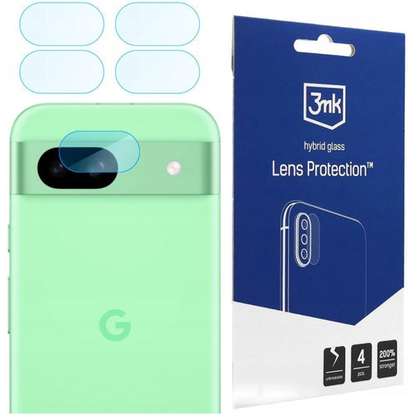 Objektivschutz für Google Pixel 8a, 3mk Lens Protection, 4 Sätze