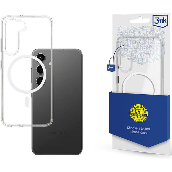 Schutzhülle für Galaxy S23 5G 3mk MagCase, transparent