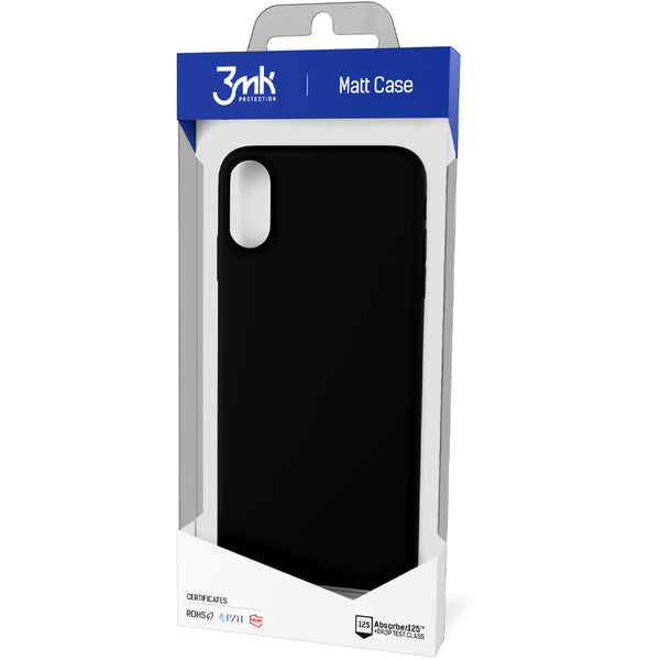 Handyhülle für Galaxy M55 5G, 3mk Matt Case, Schwarz