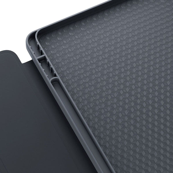 Schutzhülle mit Klappe für Galaxy Tab A9, 3mk Soft Tablet Case, Schwarz