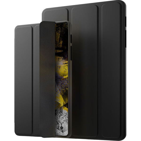 Schutzhülle mit Klappe für Galaxy Tab A9, 3mk Soft Tablet Case, Schwarz