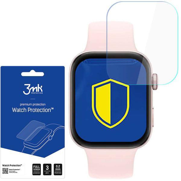 Hybridglas 3mk Watch Protection für Huawei Watch Fit 3, 3 Stück