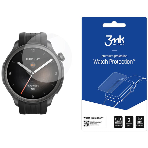 Hybridglas 3mk Watch Protection für Amazfit Balance, 3 Stück