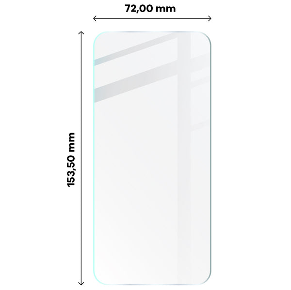 Gehärtetes Glas Bizon Glass Clear - 3 Stück + Kameraschutz, Galaxy S23 Plus