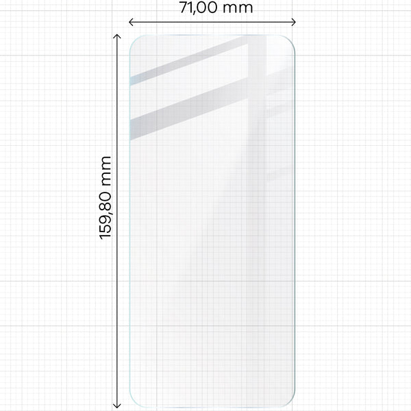 Gehärtetes Glas Bizon Glass Clear 2 Pack - 3 Stück + Kameraschutz, Oppo A98 5G