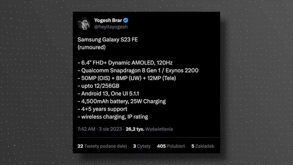 Samsung S23 Fe