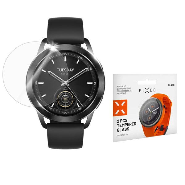 Gehärtetes für Xiaomi Watch S3, Glas FIXED Smartwatch Tempered Glass