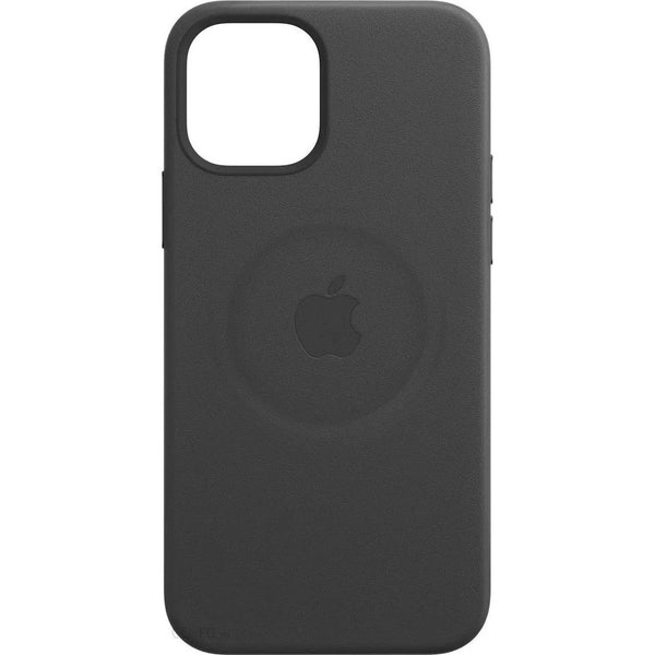 Schutzhülle Apple Leather Case MagSafe für iPhone 12 Mini, Schwarz