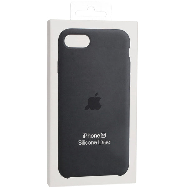 Schutzhülle Apple Silicone Case für iPhone SE 2022, iPhone SE 2020 / iPhone 8 / iPhone 7, Schwarz