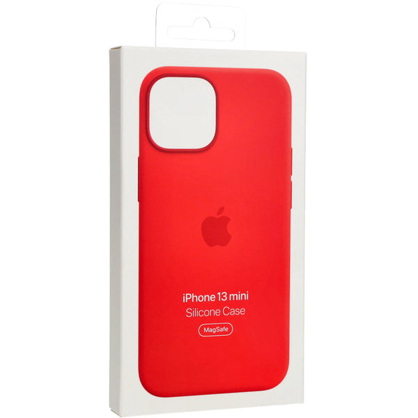 Schutzhülle Apple Silicone Case MagSafe für iPhone 13 Mini, Rot