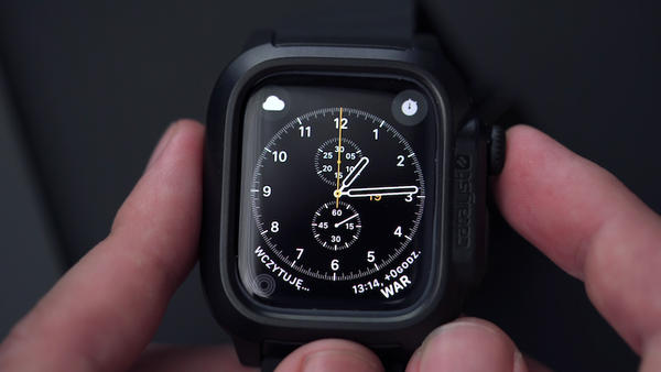 Schutzhülle Catalyst Total Protection für Apple Watch 8/7 45 mm, Schwarz