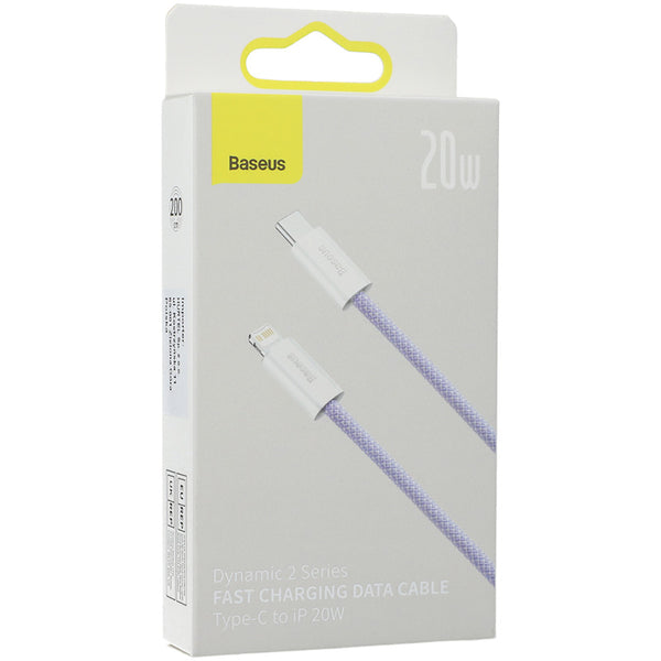 Dynamic Series Baseus USB-C zu Lightning 20W PD Kabel 2m, Violett