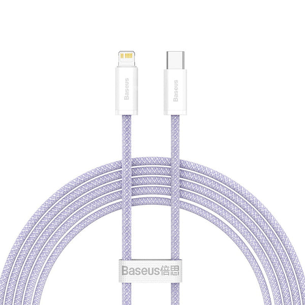 Dynamic Series Baseus USB-C zu Lightning 20W PD Kabel 2m, Violett