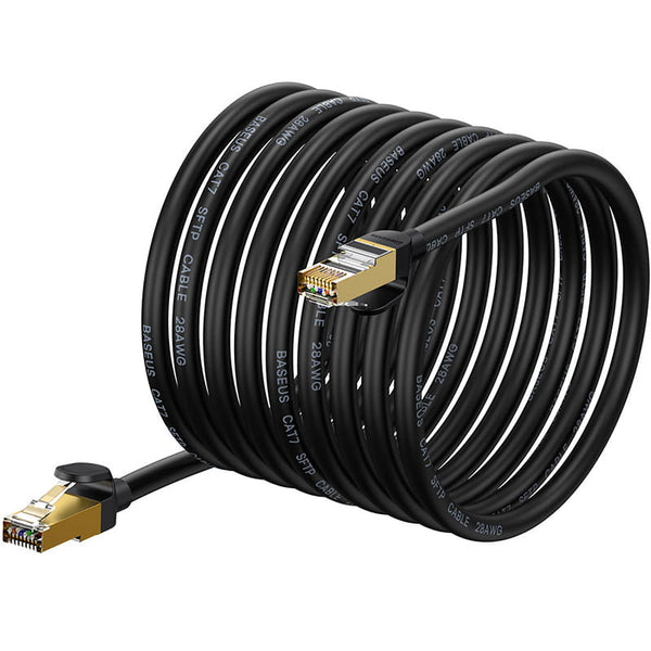 Netzwerkkabel Baseus Speed Seven RJ45, 10Gbps, 15m, Schwarz