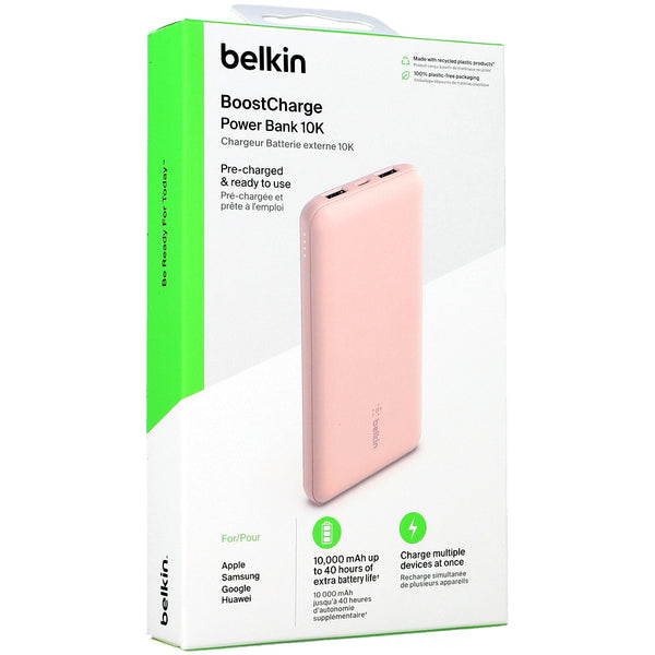 Akku Belkin Boost Power Bank 10K 15W 10000 mAh, Rosagold