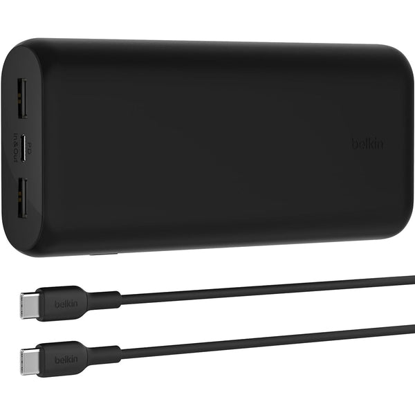 Akku Belkin Boost Power Bank 20K 20W PD Compact 20000 mAh, Schwarz