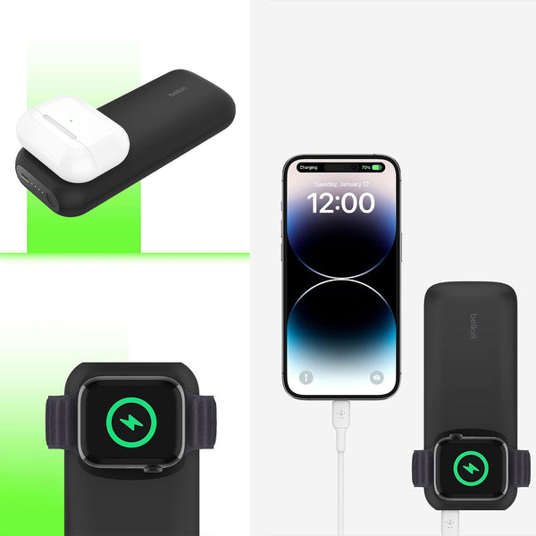 Akku Belkin Boost Pro Power Bank 10K 10000 mAh für Apple Watch und iPhone