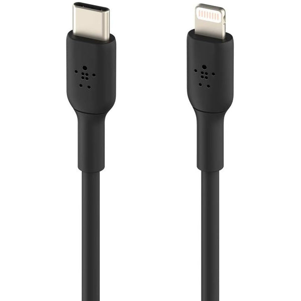 Kabel Belkin Boost Charge USB-C für Lightning 18W MFi 2m, Schwarz