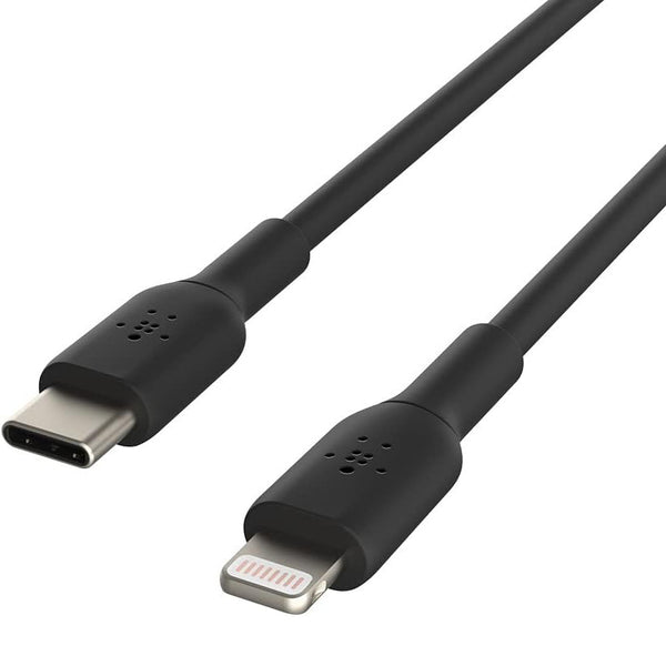 Kabel Belkin Boost Charge USB-C für Lightning 18W MFi 2m, Schwarz