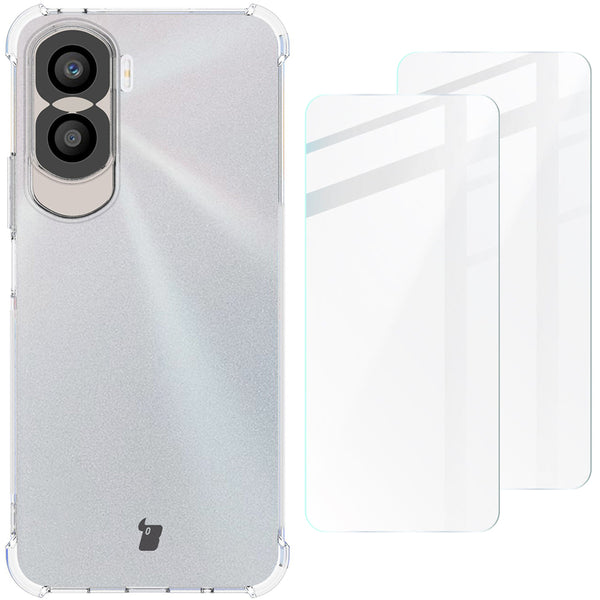 Schutzhülle Bizon Case Clear Pack für Honor 90 Lite, Transparent