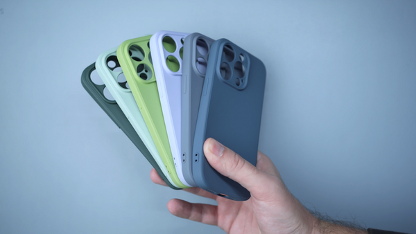Schutzhülle Bizon Case Silicone iPhone 14 Pro, Grau