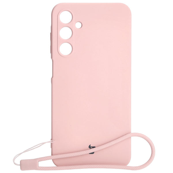 Schutzhülle für Galaxy A25 5G, Bizon Case Silicone, Hellrosa