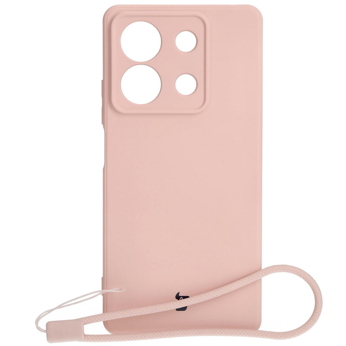 Schutzhülle für Xiaomi Redmi Note 13 5G, Bizon Case Silicone Sq, Rosa