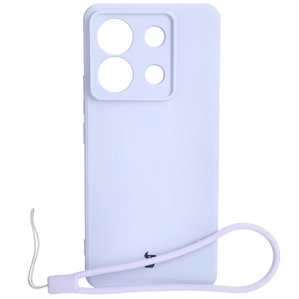 Schutzhülle für Xiaomi Redmi Note 13 5G, Bizon Case Silicone Sq, Hellviolet